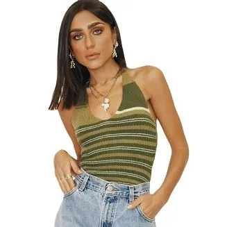 سترة سترة محبوكة عارضة مثير